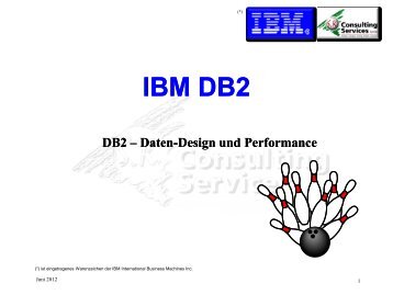 DB2 LUW - Design und Performance - SK Consulting Services GmbH