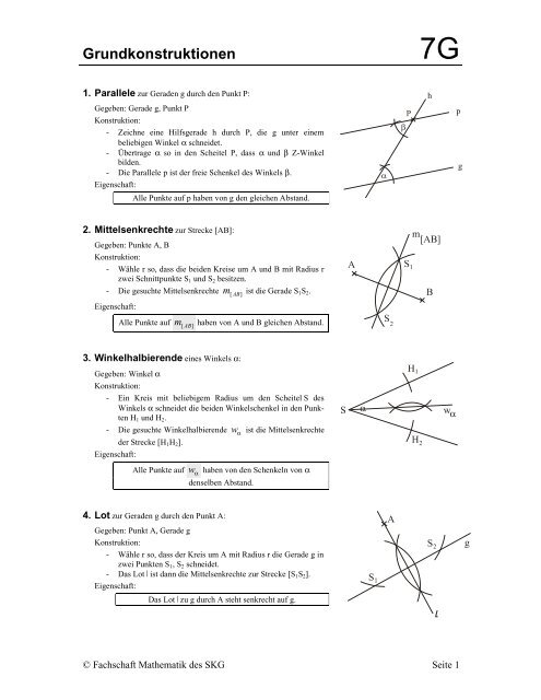 7. Klasse Geometrie (PDF)
