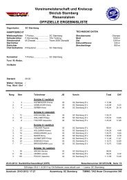 Ergebnisliste nach Klassen - SkiClub Starnberg eV