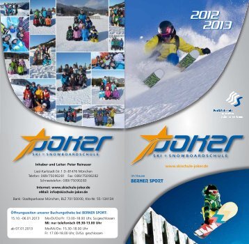 downloaden - und Snowboardschule Joker