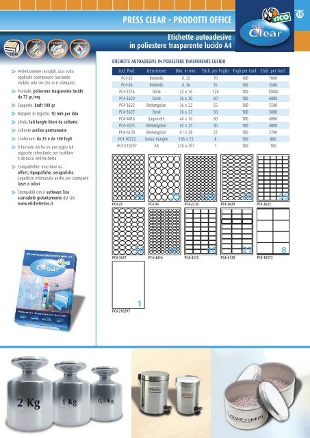 Catalogo 2013 - Etichette Tico