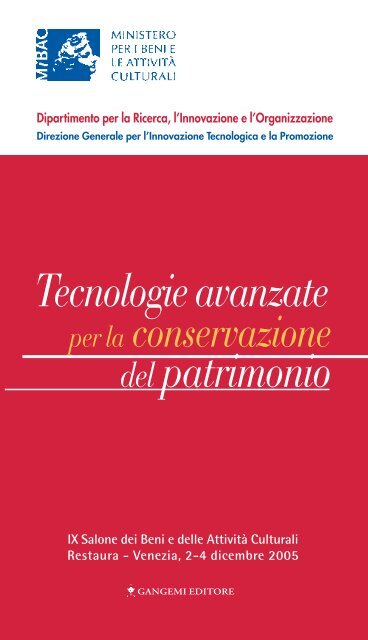 Pubblicazione Opuscolo - Ministero per i Beni e le Attività Culturali