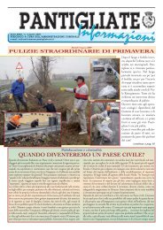 aprile 2009:- - Comune di Pantigliate