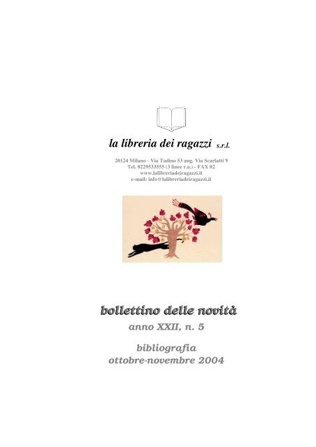 bollettino delle novità la libreria dei ragazzi