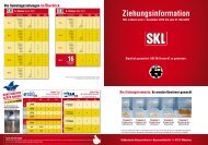 Ziehungsinformation - SKL Süddeutsche Klassenlotterie