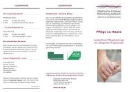 Flyer Familiale Pflege.indd - Elisabeth-Krankenhaus Rheydt