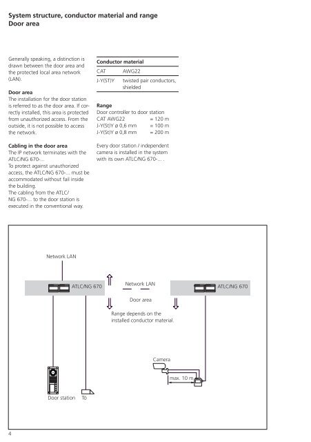 System Manual Access Issue 2011 - Siedle