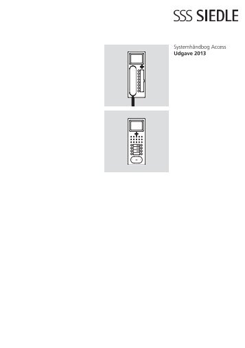 Systemhåndbog Access Udgave 2013 - Siedle