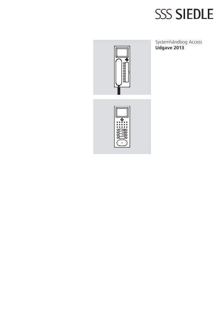 Systemhåndbog Access Udgave 2013 - Siedle