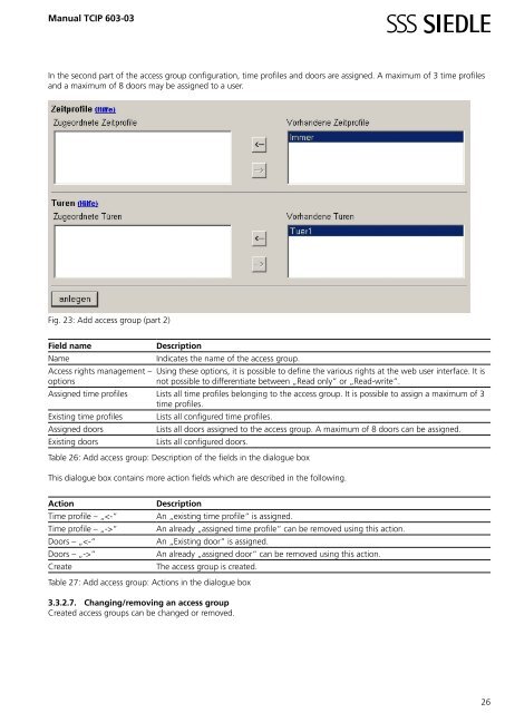 Manual TCIP 603-03 TCIP SRV 603-0 - Siedle