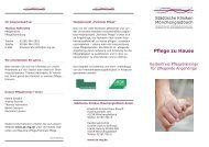 Flyer Familiale Pflege.indd - Elisabeth-Krankenhaus Rheydt