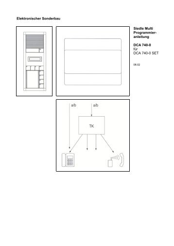 DCA 740-0 Programmieranleitung - Siedle