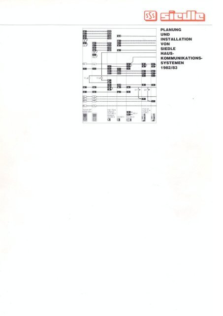 Planung und Installation 6+n HT 311/411, Ausgabe 1982 - Siedle