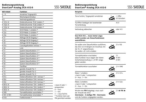Siedle Doorcom Schaltplan - Blog Lab