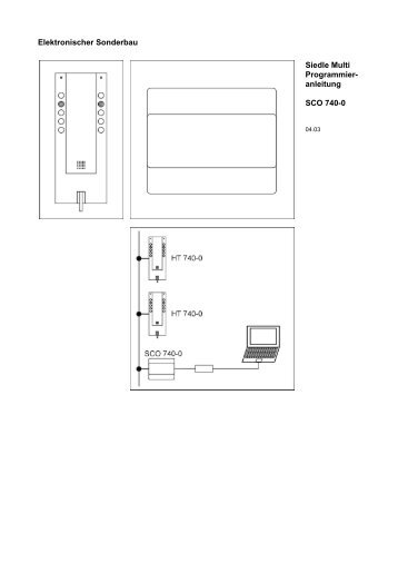 anleitung SCO 740-0 - Siedle