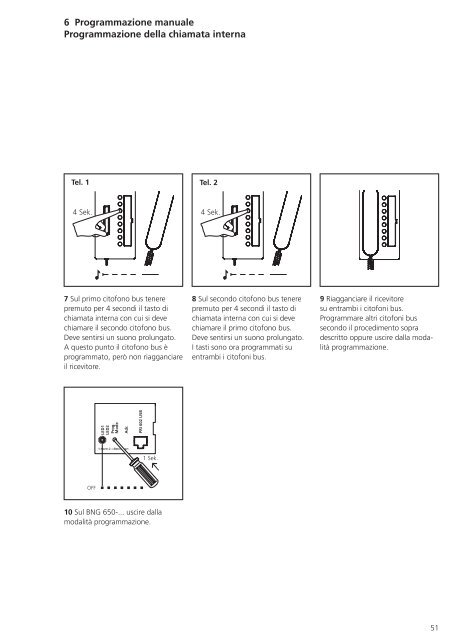 Manuale del sistema In-Home-Bus: audio Versione 2010 - Siedle