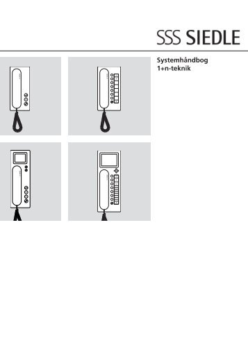 Systemhandbog 1+n-teknik - Siedle