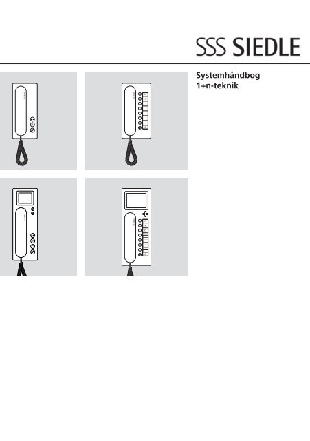 Systemhandbog 1+n-teknik - Siedle