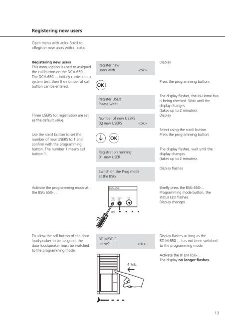 Product information DoorComΔ Analog Set DCAS 650e01 ... - Siedle