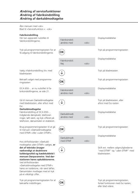 Product information DoorComΔ Analog Set DCAS 650e01 ... - Siedle