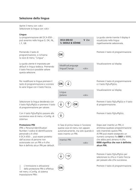 Product information DoorComΔ Analog Set DCAS 650e01 ... - Siedle