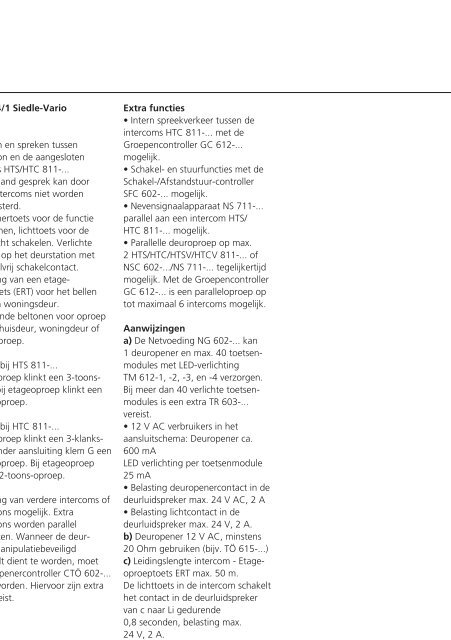 Systeemhandboek 1+n-Techniek - Siedle