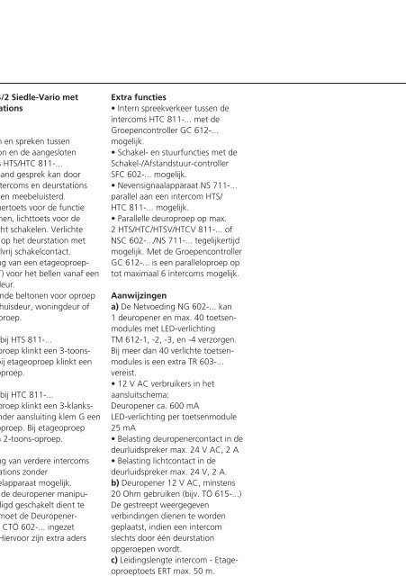 Systeemhandboek 1+n-Techniek - Siedle