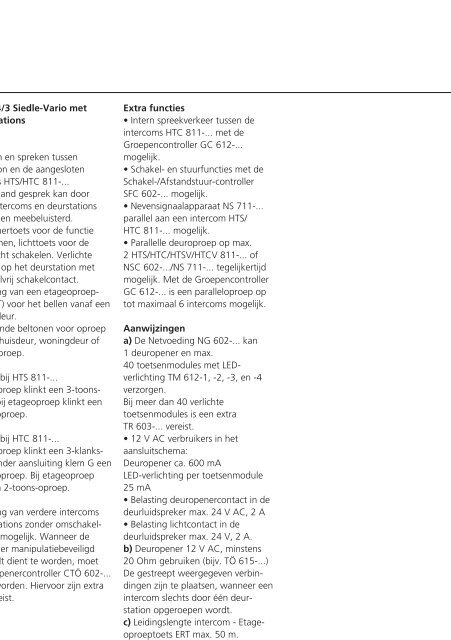 Systeemhandboek 1+n-Techniek - Siedle