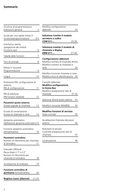 Programmier- anleitung DoorCom® Analog DCA 650-02 ... - Siedle