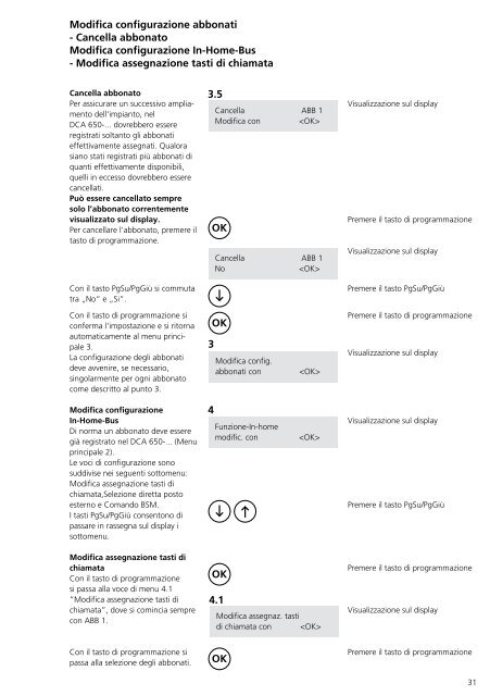 Programmier- anleitung DoorCom® Analog DCA 650-02 ... - Siedle