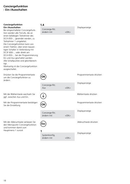 Programmier- anleitung DoorCom® Analog DCA 650-02 ... - Siedle