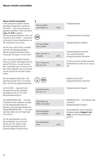 Programmier- anleitung DoorCom® Analog DCA 650-02 ... - Siedle