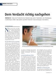 Dem Verdacht richtig nachgehen, personalmagazin - SKW Schwarz