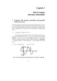 Capitolo 3 Reti in regime alternato sinusoidale - Sezione di ...