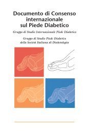 DOCUMENTO DI CONSENSO PIEDE DIABETICO - Vulnologia.it