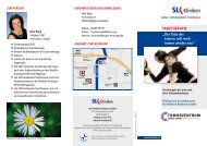 Flyer - SLK-Kliniken Heilbronn GmbH