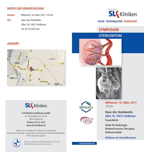 SYMPOSIUM UTERUSMYOM - SLK-Kliniken Heilbronn GmbH