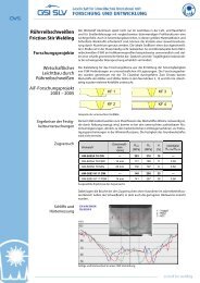 Rührreibschweißen Grundlagenforschung - SLV Berlin-Brandenburg