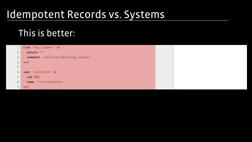 Really large scale systems configuration