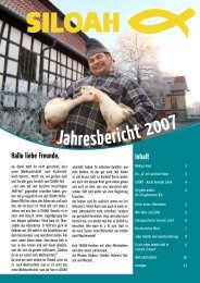 Jahresbericht 2 007 - Familienkommunität SILOAH e.V., Metebach