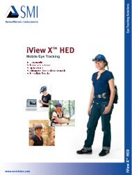 iView X™ HED (head mounted, mobile, wireless) (590kB)