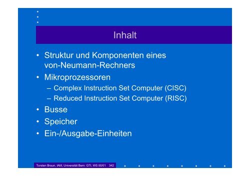 Grundlagen der Technischen Informatik