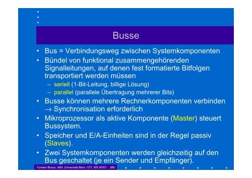 Grundlagen der Technischen Informatik