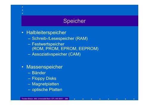 Grundlagen der Technischen Informatik