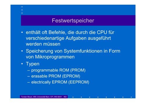 Grundlagen der Technischen Informatik