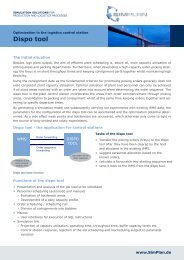 Information sheet: Dispo tool - SimPlan AG