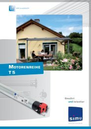 Motorenreihe T5 - Simu Antriebe