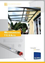 Motorenreihe T3.5 Auto - Simu Antriebe