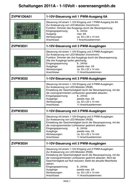 Schaltungen 2011A - 1-10Volt - soerensengmbh.de