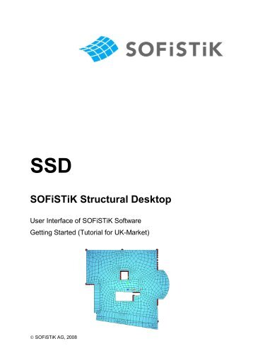 ssd Tutorial 2008 Uk - SOFiSTiK AG